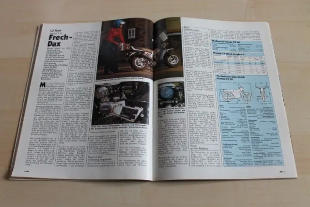 PS Sport Motorrad 4804) Honda Dax CY 50 mit 2PS im TEST auf 2 Seiten