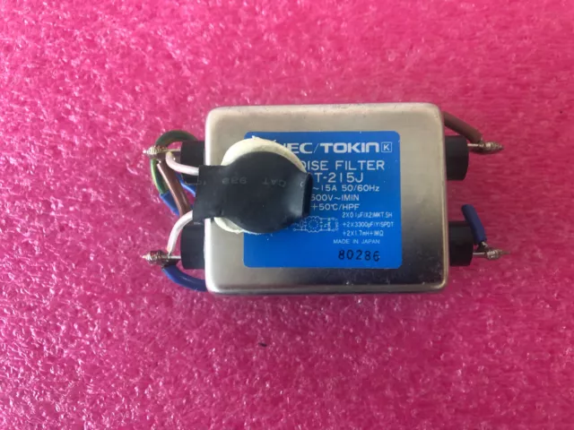 Tokin GT-215J  250V 15A 50/60Hz Noise Filter