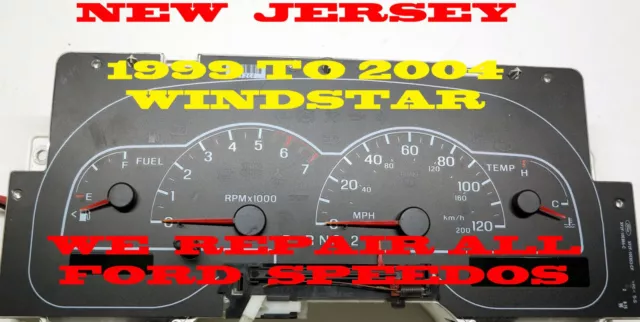 1999 2000 2001 2002 2003 2004 Ford Windstar Inst Cluster Exchange Service