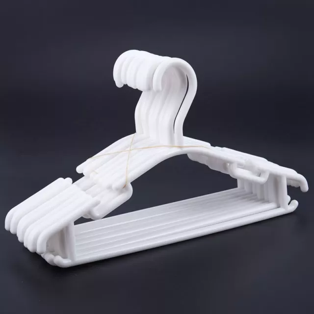 WHITE - Pack of 10 Pieces Hanger Non-slip hangers for children's clothes PP8106 2