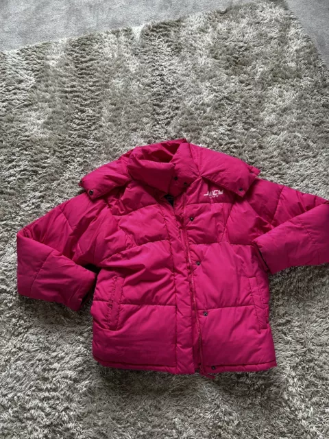 Juicy Couture puffer in Barbie Pink age 14-15