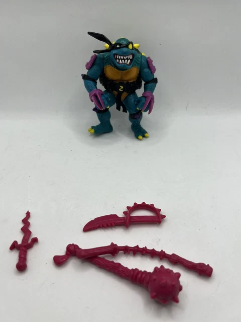 TMNT Teenage Mutant Ninja Turtles SLASH Action Figure Vintage 1990 Playmates Toy