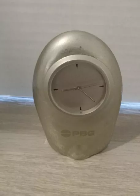 PBG(Pepsi)Paper Weight-Desk Clock,Works