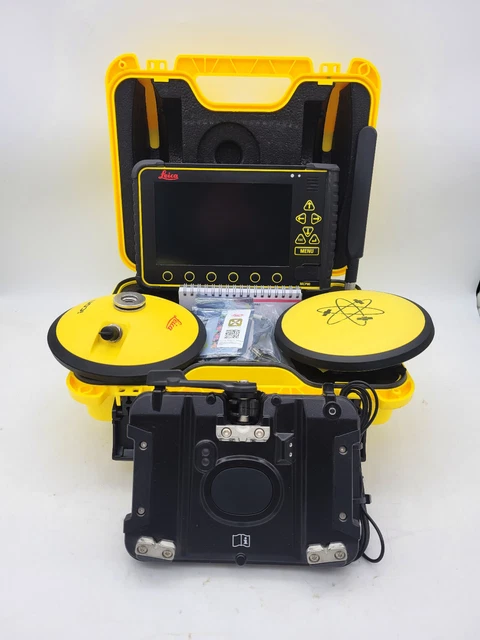 KIT LEICA PROFESSIONAL GNSS Survey Display iCON MCP80 TWO CGA100 GPS ...