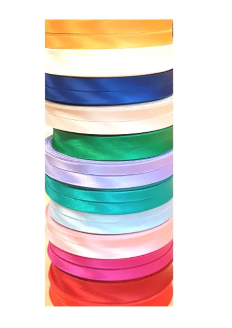 Satin- Schrägband Polyester* gefalzt 40/20mm 1m=1,10/3m=1,00€/5m=0,95€/10m=0,85€