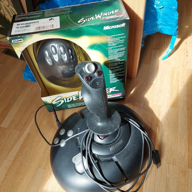 MICROSOFT SIDEWINDER FFB2 Force Feedback Joystick + Strategic Commander
