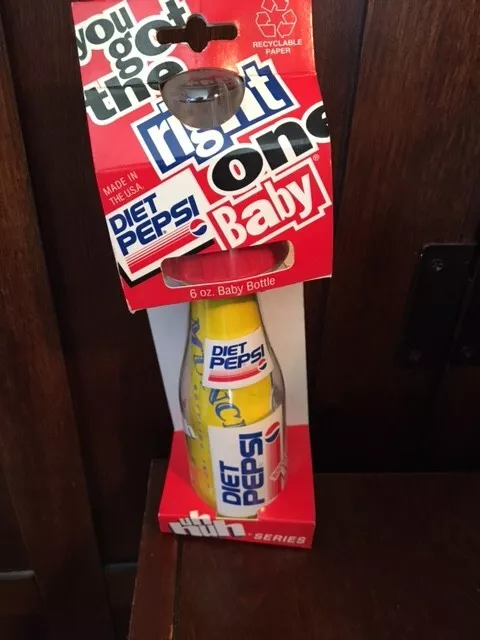 Vintage Munchkin  Baby Bottle Diet Pepsi In Original Packaging