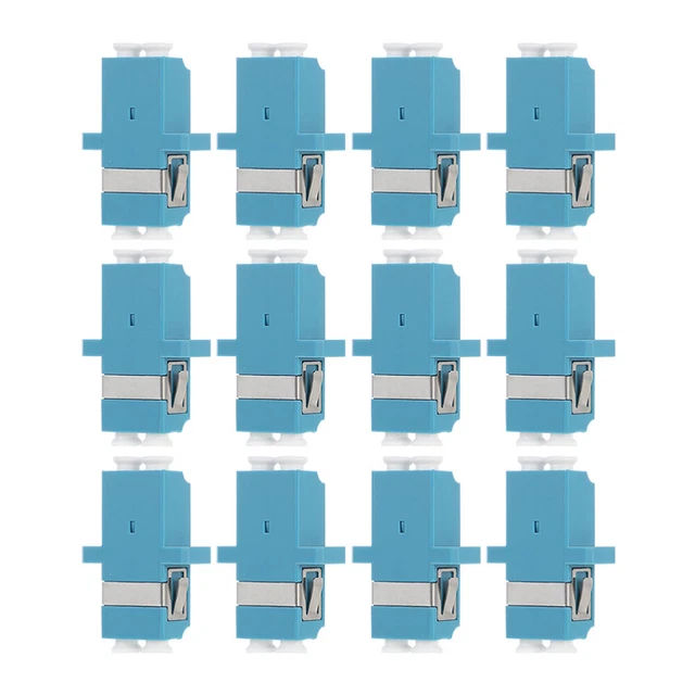 12 pz connessione Internet in fibra ottica giunto flangia adattatore fibra ottica accoppiatore