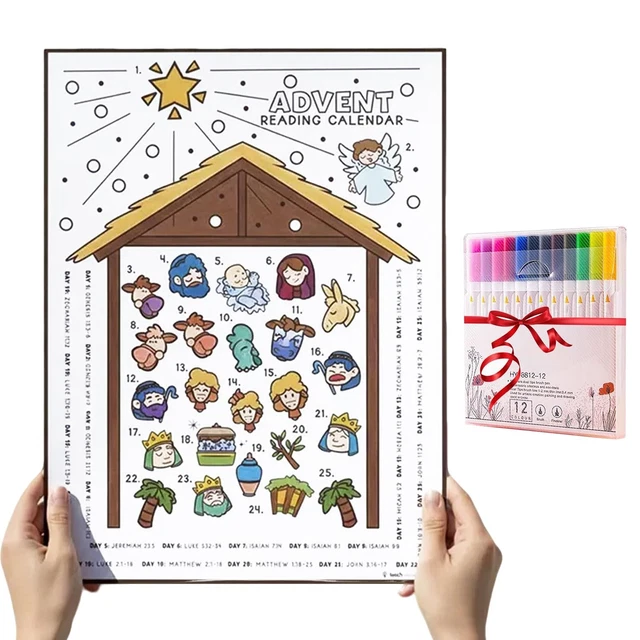 Calendario Dell'Avvento 2025 Con Puzzle 1008 Pezzi – Natale Per Adulti E Bambini, Formato 70x50cm