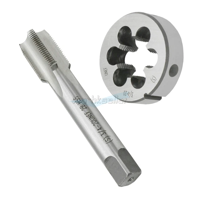 New 3/4-20 Tap and Die Set UNEF HSS Right Hand Thread High Quality
