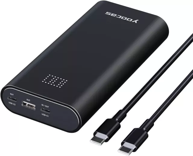 95W Power Bank 20000mAh Portable Charger, 3-Port PD3.0 Fast Charging Battery Pac