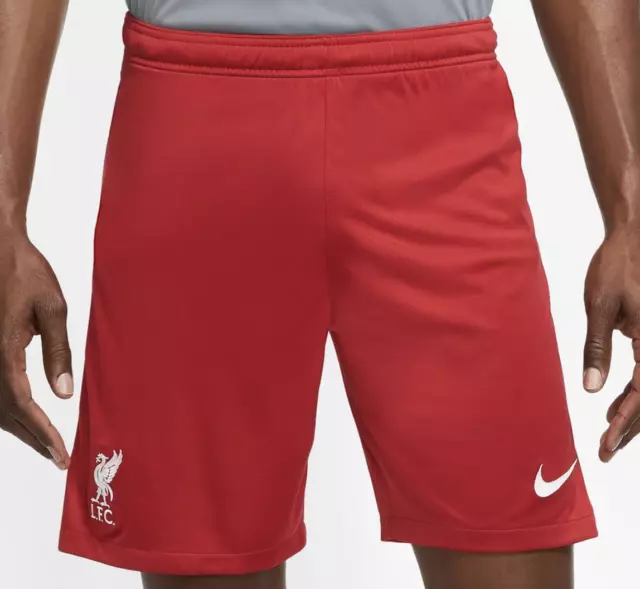 Nike FC Liverpool Hommes Heim Accueil Pantalons Shorts Rouge Blanc Toutes Les M