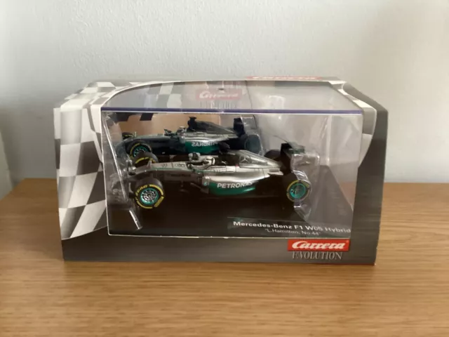 carrera evolution slot cars 132 Mercedes F1 WO5 Lewis Hamilton BNIB.ref:27495