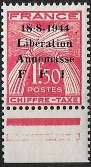 LIBERATION..RRR....ANNEMASSE..1f50**Rge..Taxe 1ere Sge..Signé.P MAYER.