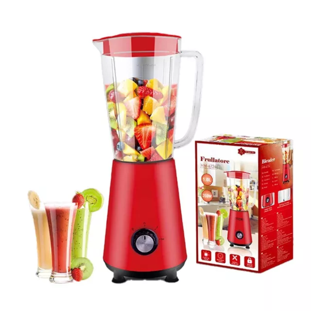 Frullatore Elettrico da Cucina 1L 350W per Verdure e Frutta con 2 Velocita piu