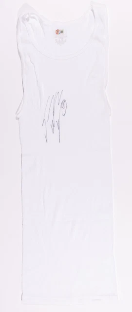 Jimmy Wang Yang Signed A-Shirt Wife Beater BAS COA WCW All Japan Pro Wrestling