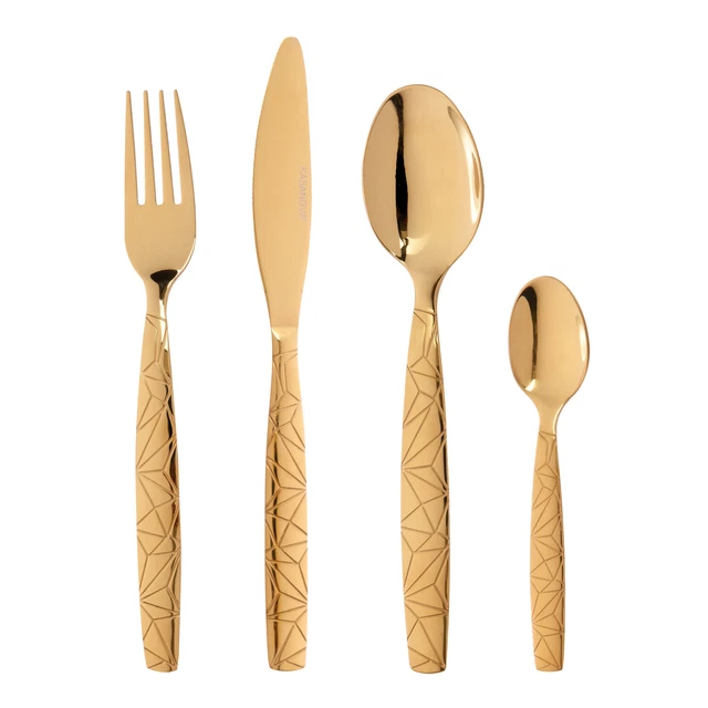 KASANOVA - Set 2 Forchette City In Acciaio Inox 18/10, Colore Grigio, Design Elegante, Lavabili In Lavastoviglie