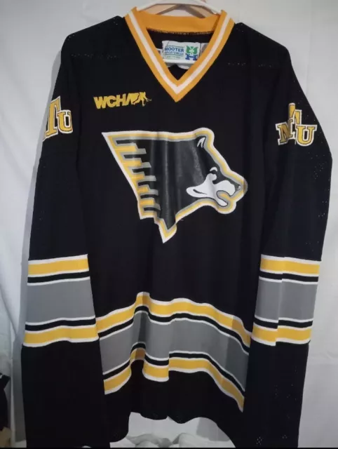 Vintage MTU Michigan Tech Hockey Jersey Huskies Yooper Never Worn USA Shirt UP