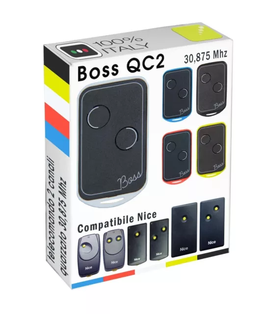 Télécommande Radio Boss Compatible nice Bio BT2K BT1K BT 2 K Apricancell