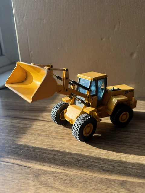 Miniature JOAL 1/35 - Chargeur JCB 435 En Diecast, Jaune, Occasion