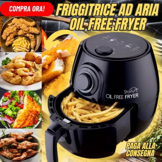 OIL FREE FRYER friggitrice ad aria friggere salute philips