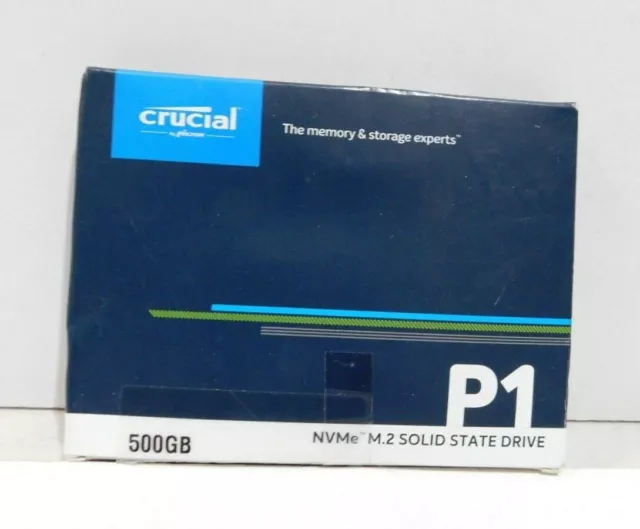 Crucial P1 500GB NVMe M.2 2280 PCIe 3D NAND SSD CT500P1SSD8