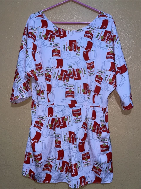 Andy Warhol Campbell Soup Dress  Size Xl