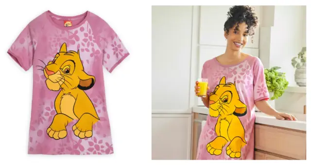 Medium Woman's SIMBA Lion King Sleepshirt NWT Disney Store