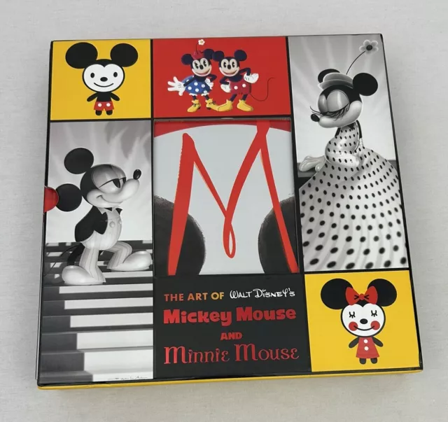 The Art of Walt Disney's Mickey Minnie Mouse Coffee Table Book Set & Posters NEW