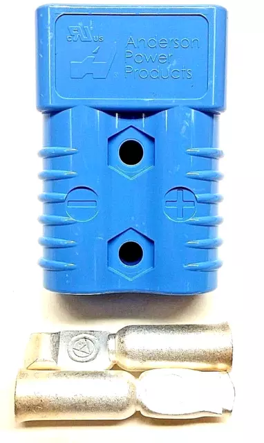 6326G5 Anderson Original SB 175 Battery Connector Blue #2 AWG