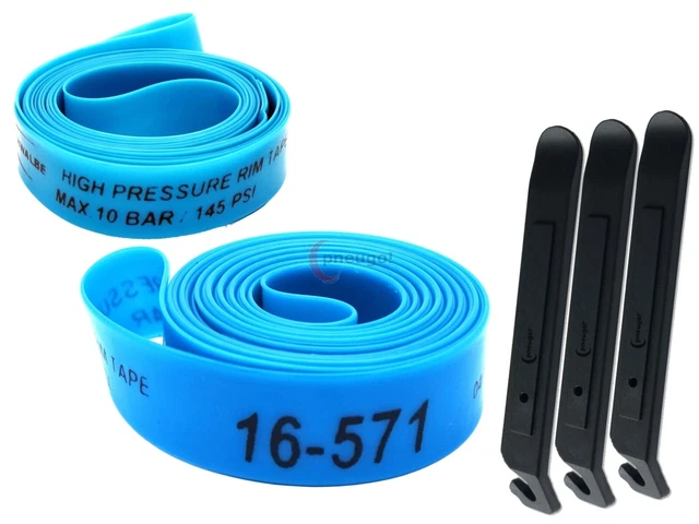 2x Schwalbe Felgenband Super HP 26 Zoll 16-571 (B: 16mm D: 571mm) +3 Reifenheber