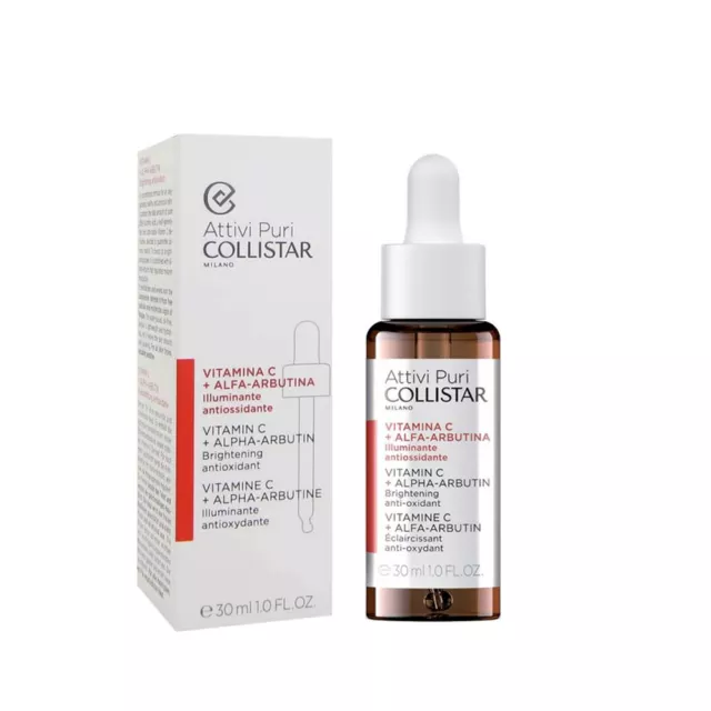 Collistar Attivi Puri Gocce Viso Vit.C Alfa Arbutina Illumina antiossidante 30ml