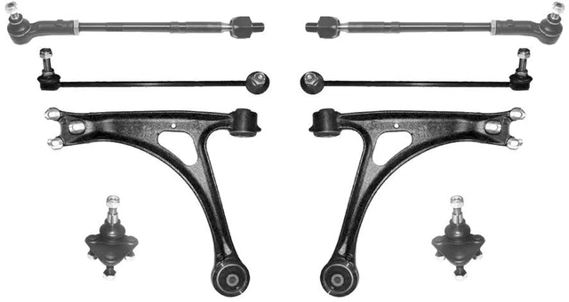 Kit Complet 10 Pièces Bras De Suspension Avant Pour Audi A8 4E 3.0-6.0 - Neuf