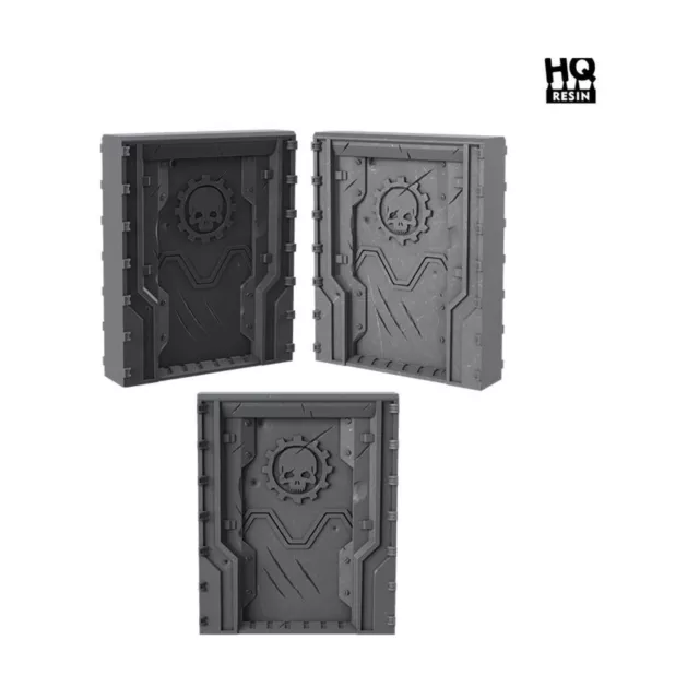 Hexy Shop Modern 28-35mm Grimdark Doors #2 Pack New