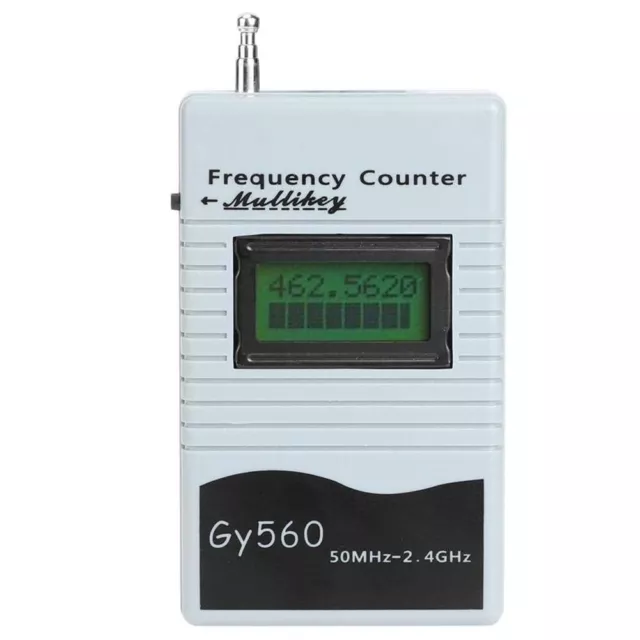 Mini compteur de fréquence gris compact testeur avec résolutions multiples