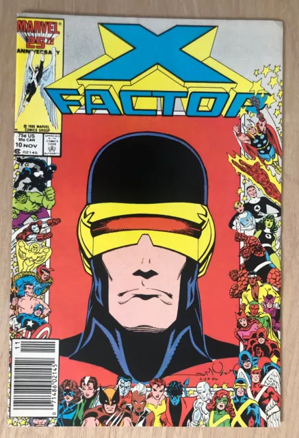 X-Factor #10 (Marvel 1986)  *25th Anniversary Cover* Newsstand 2nd Apocalypse