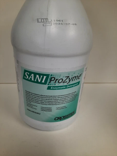 Crosstex JED SANI ProZyme Enzymatic Detergent Cleaning Solution 1 Gallon