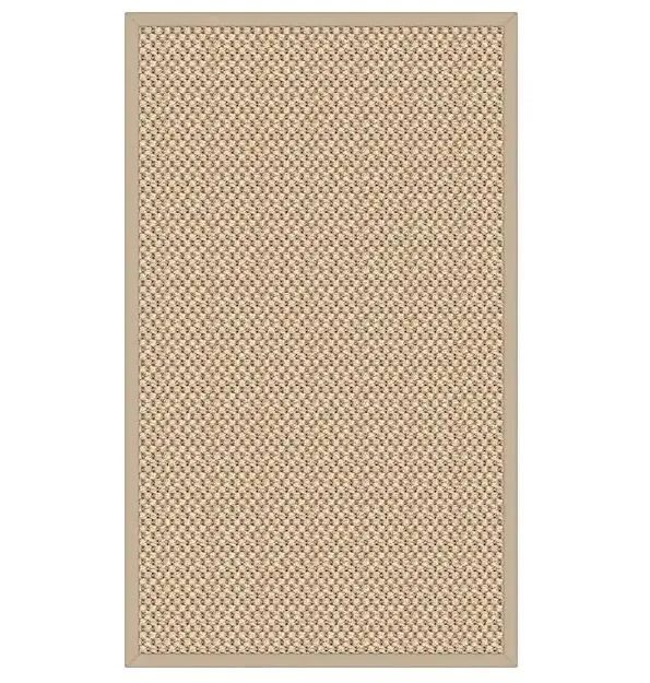 Safi Natural 3 ft. x 5 ft. Colección de alfombras de área sólida para decoradores del hogar
