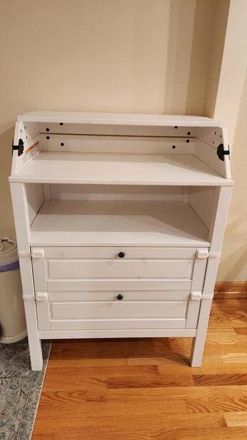 IKEA SUNDVIK Changing table/chest, white