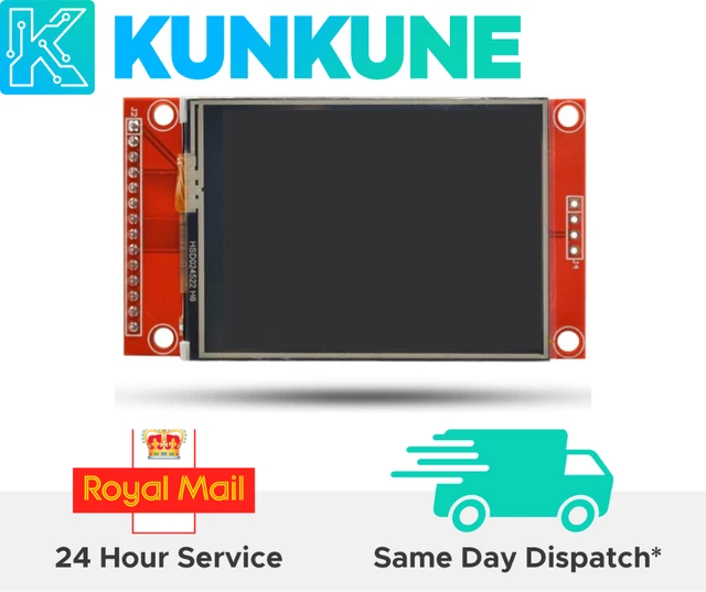 2.4 Inch 240x320 LCD TFT Touch Screen ILI9341 Display Shield Module for Arduino