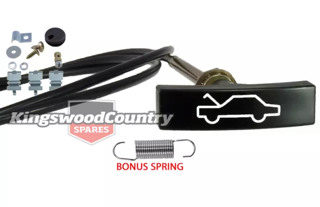 Bonnet Release Cable NON-TWIST Holden HQ HJ HX HZ WB Torana LX +Grommet +Spring