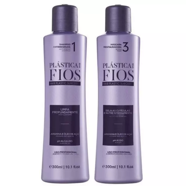 Cadiveu Kunststoff Dos Fios Haar Intensiv Krankenpflege Set 2 X 300ml