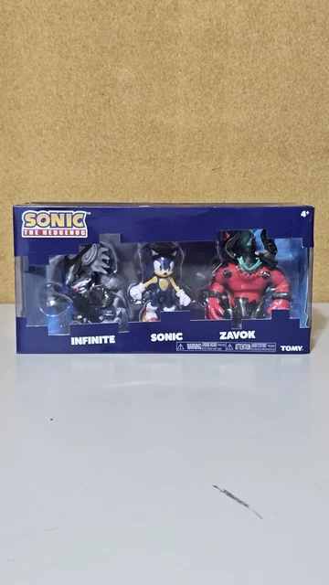 SONIC THE HEDGEHOG Infinite Zavok Figure 3 Pack Tomy Sega Rare