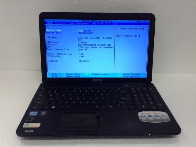 Display LCD 15.6 Pollici Schermo LCD LED HD 15,6 Pollici Per Toshiba Satellite C855D-S5305 - Display Universale Schermo Universale - Foto 7