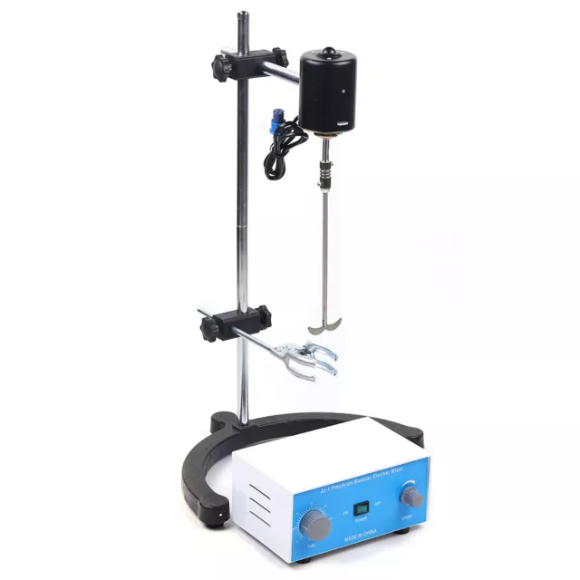 Electric Overhead Stirrer Precise Lab Chemical Liquid Mixer Blender 3000 rpm