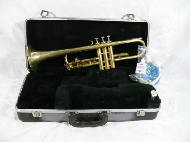 Bach Bundy Trumpet set Ready to play Selmer case mouthpiece care kit brass band