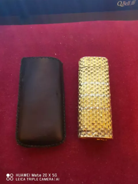 Vintage Rare Lighter France Must De Cartier 18K/750 Gold In Good Condition Works