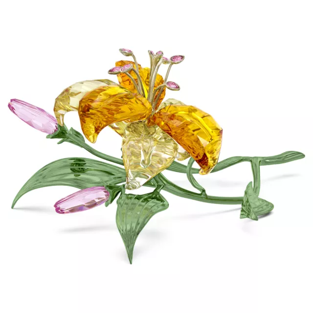 Swarovski Crystal Florere Lily Large Figurine Decoration, Multicolored, 5671725