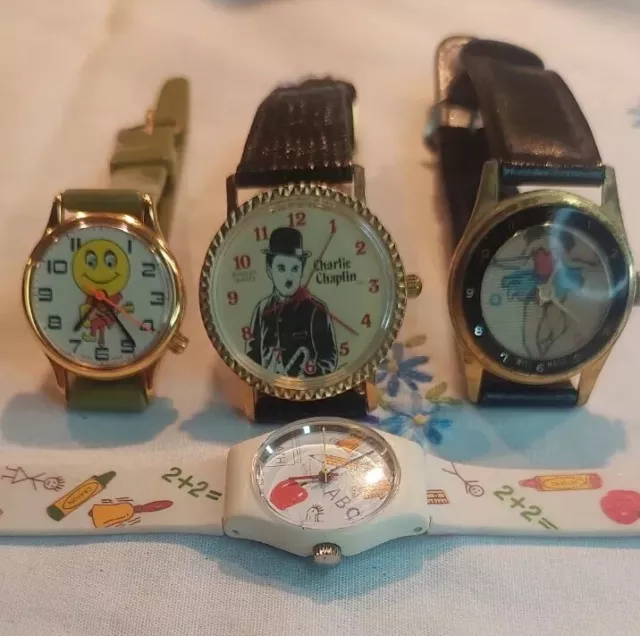 Vintage Bradley, Quintel & Swiss Made Watches. Rare Dancing Ballerina