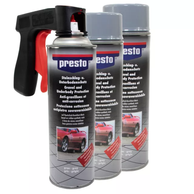 Protection Anti-encastrement 3 X 500 ML Impact de Pierres Spray Gris Presto Avec